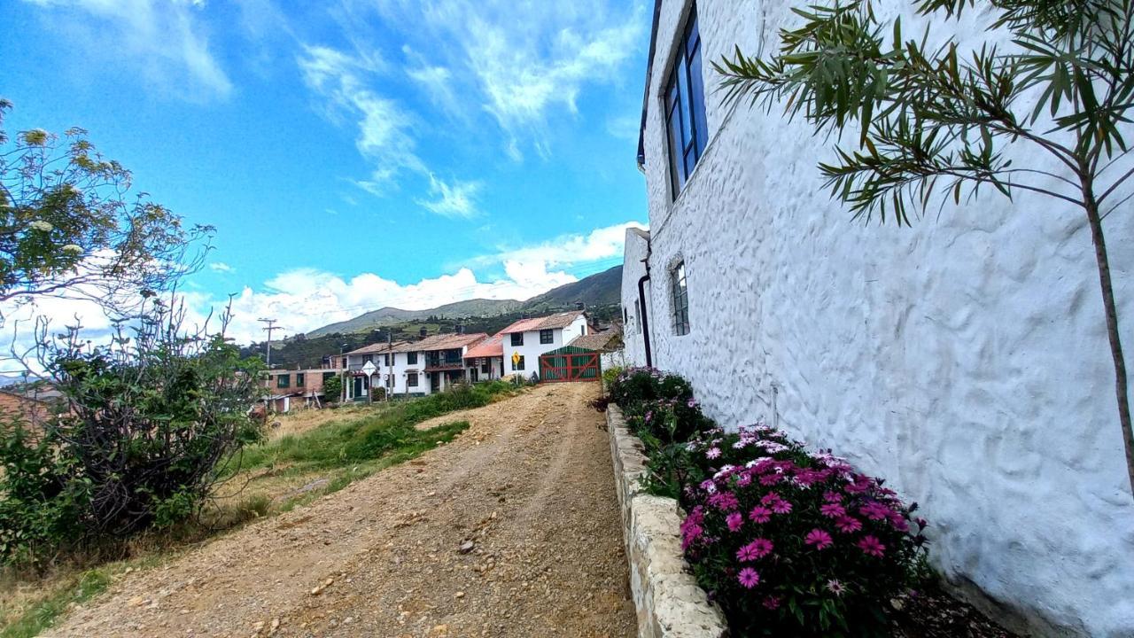 Hospedaje Y Camping Del Rio Monguí Dış mekan fotoğraf