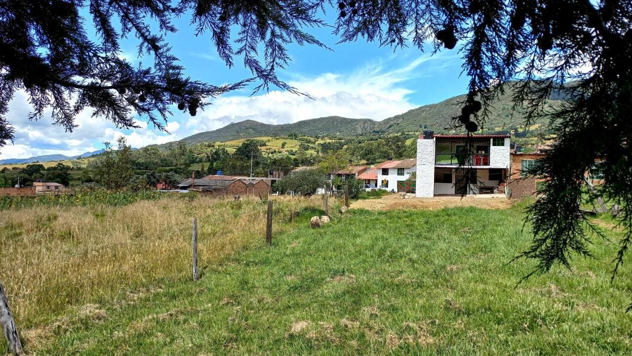 Hospedaje Y Camping Del Rio Monguí Dış mekan fotoğraf