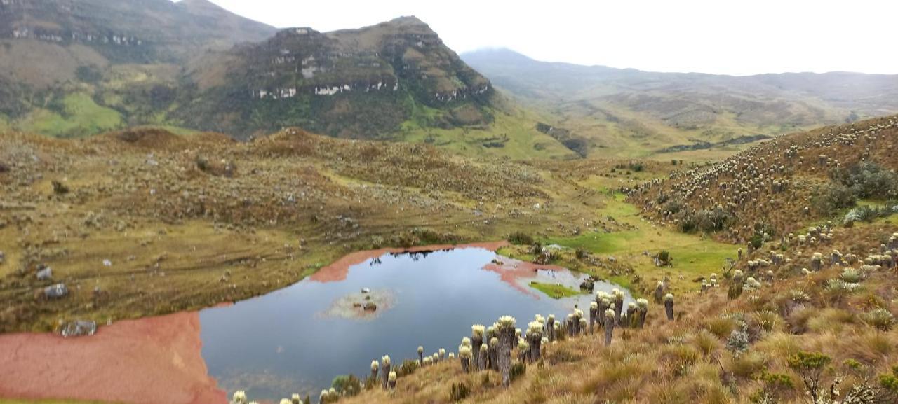 Hospedaje Y Camping Del Rio Monguí Dış mekan fotoğraf