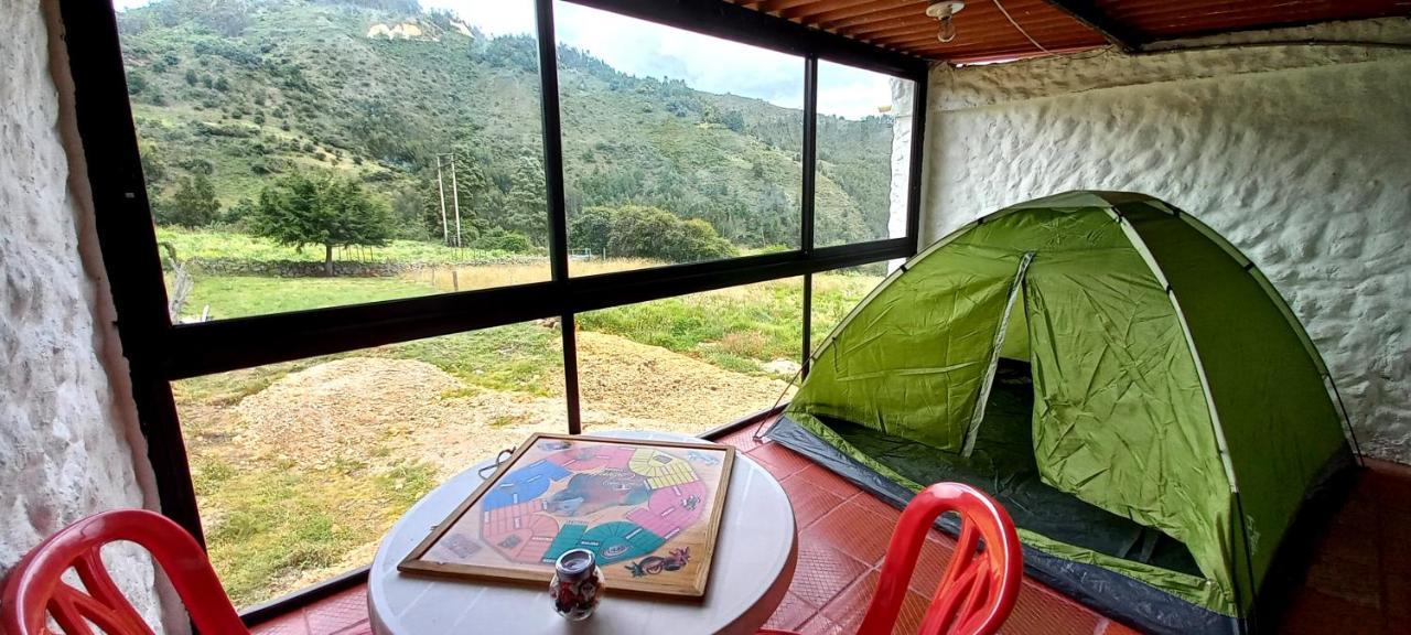 Hospedaje Y Camping Del Rio Monguí Dış mekan fotoğraf