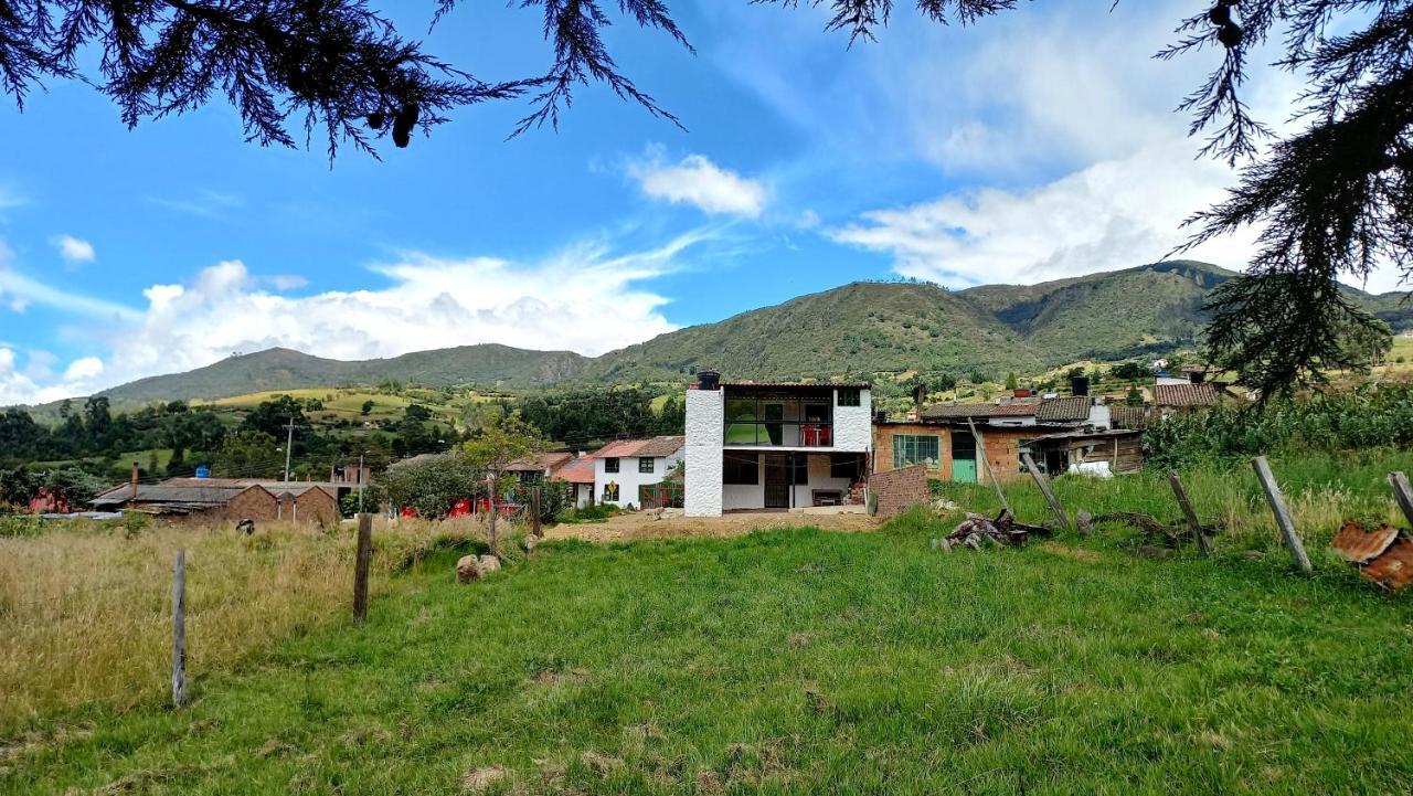 Hospedaje Y Camping Del Rio Monguí Dış mekan fotoğraf